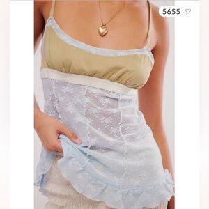 Free people ladies dial for drama tunic top size XL